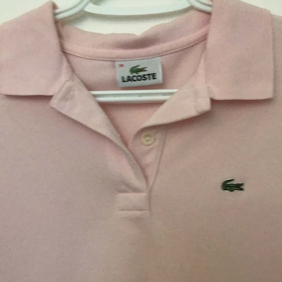 Lacoste Pink 2-button Polo - Picture 3 of 4